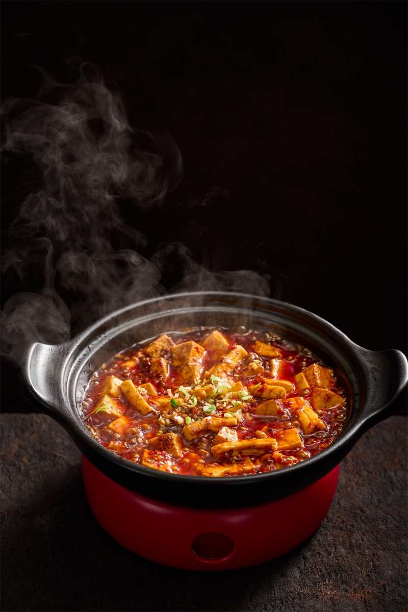 麻婆豆腐面烧牛骨髓 